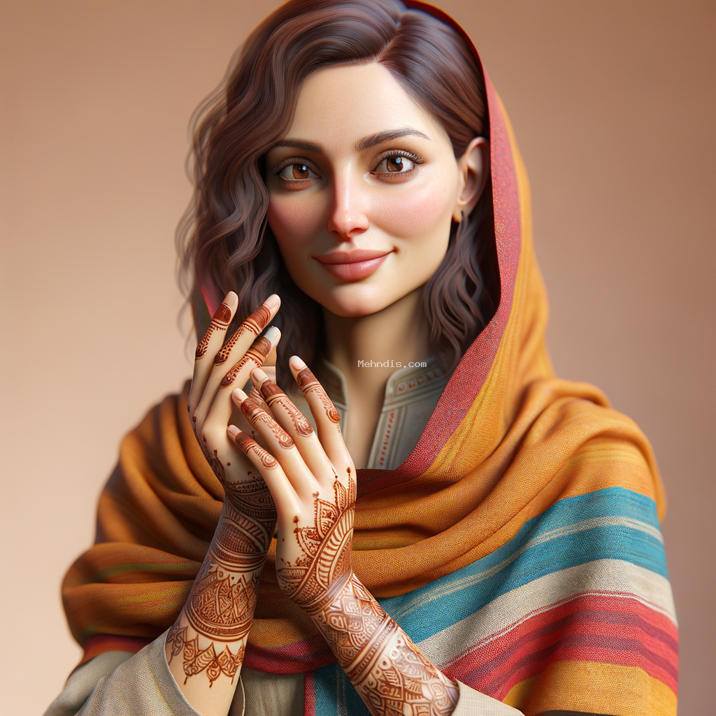 Beautiful Contemporary mehndi design applied on a woman's foot for Lohri with intricate patterns and detailed motifs